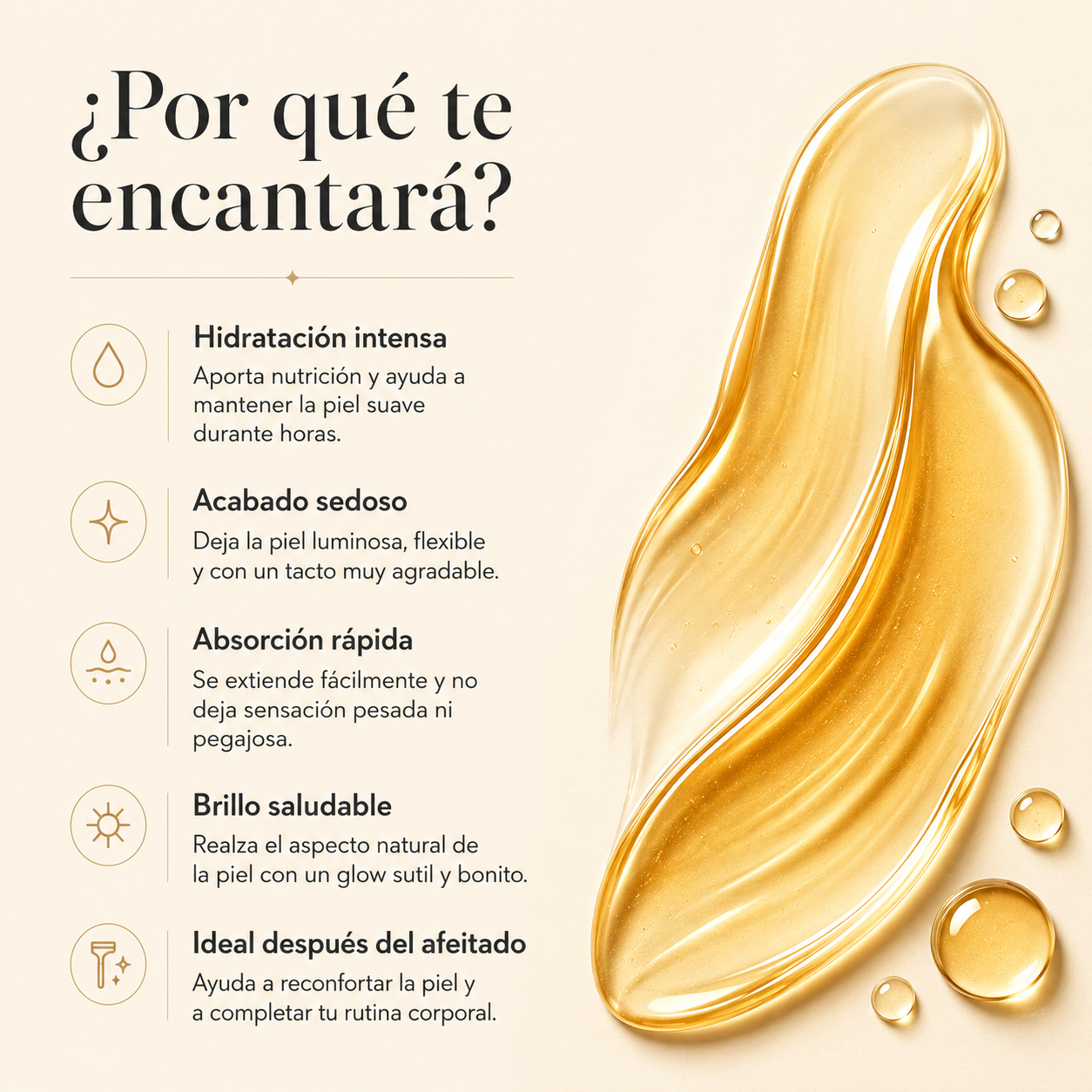 OCE AURA | Aceite corporal efecto seda